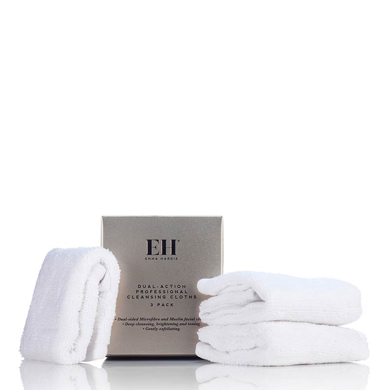 Dual-Action Professional Cleansing Cloths 3 Pack by Emma Hardie