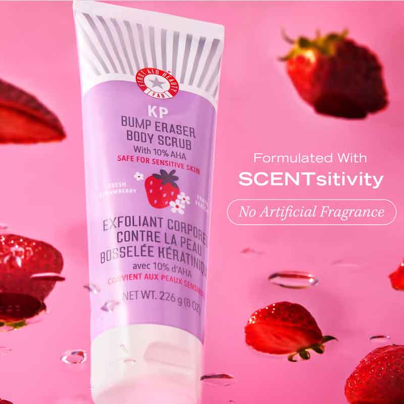 KP Bump Eraser Body Scrub Fresh Strawberry by First Aid Beauty