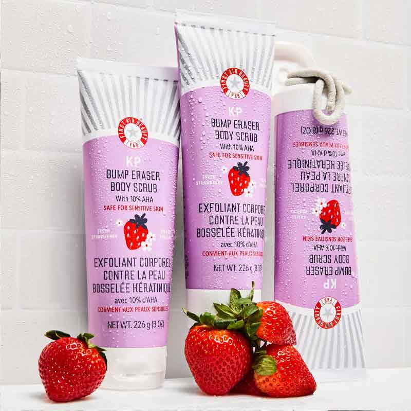 KP Bump Eraser Body Scrub Fresh Strawberry by First Aid Beauty