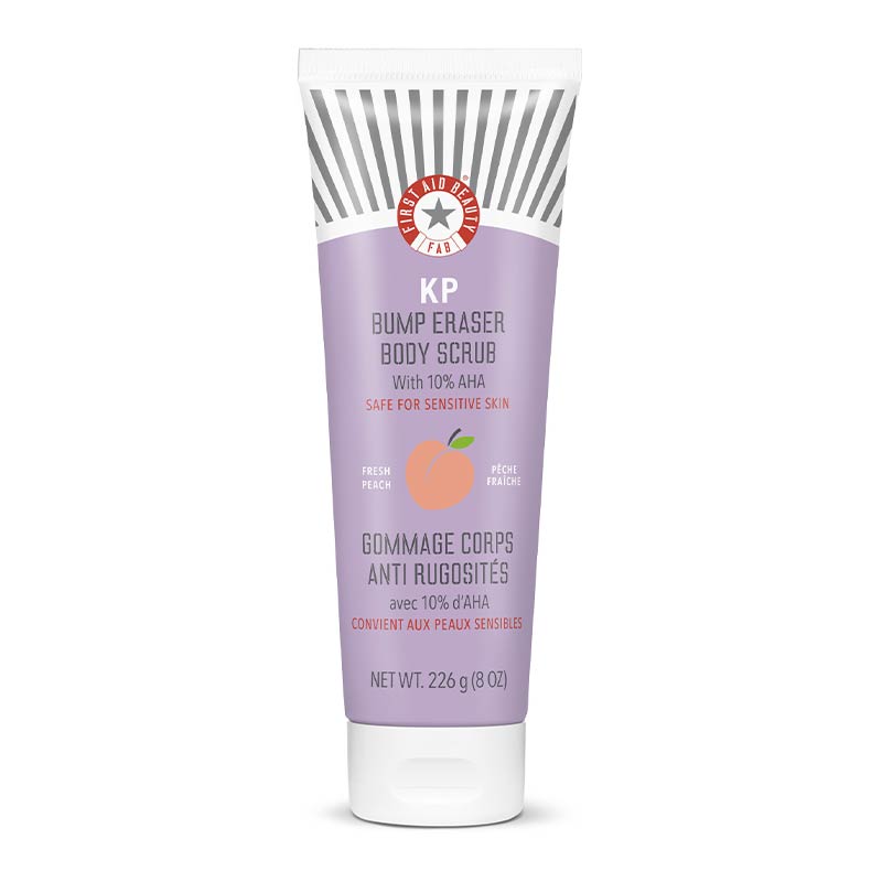 KP Bump Eraser Body Scrub with 10% AHA Peach Scent by First Aid Beauty