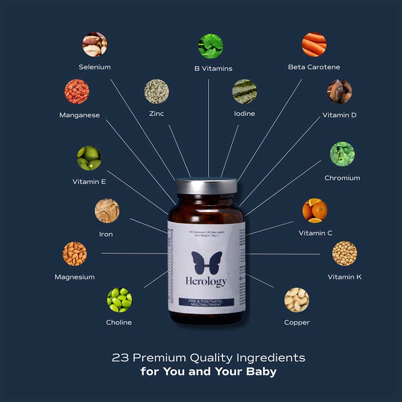 Pre & Postnatal Multinutrient Food Supplement by Herology