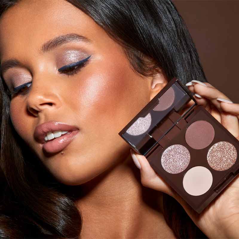 Luxe Eyeshadow Quad Mythical Romance by Hildun Beauty