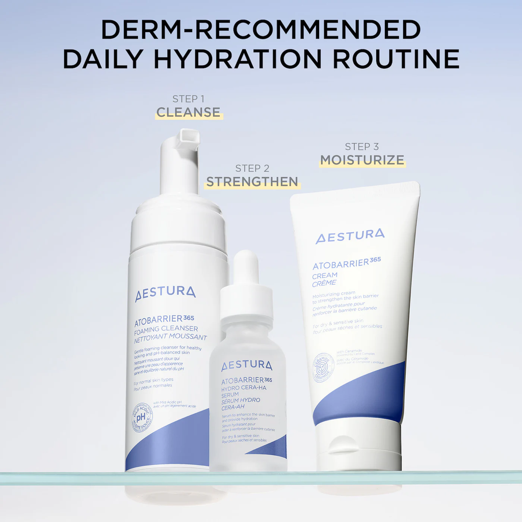 AESTURA ATOBARRIER365 Gentle pH-Balancing Foaming Cleanser for Skin Moisture Barrier Repair