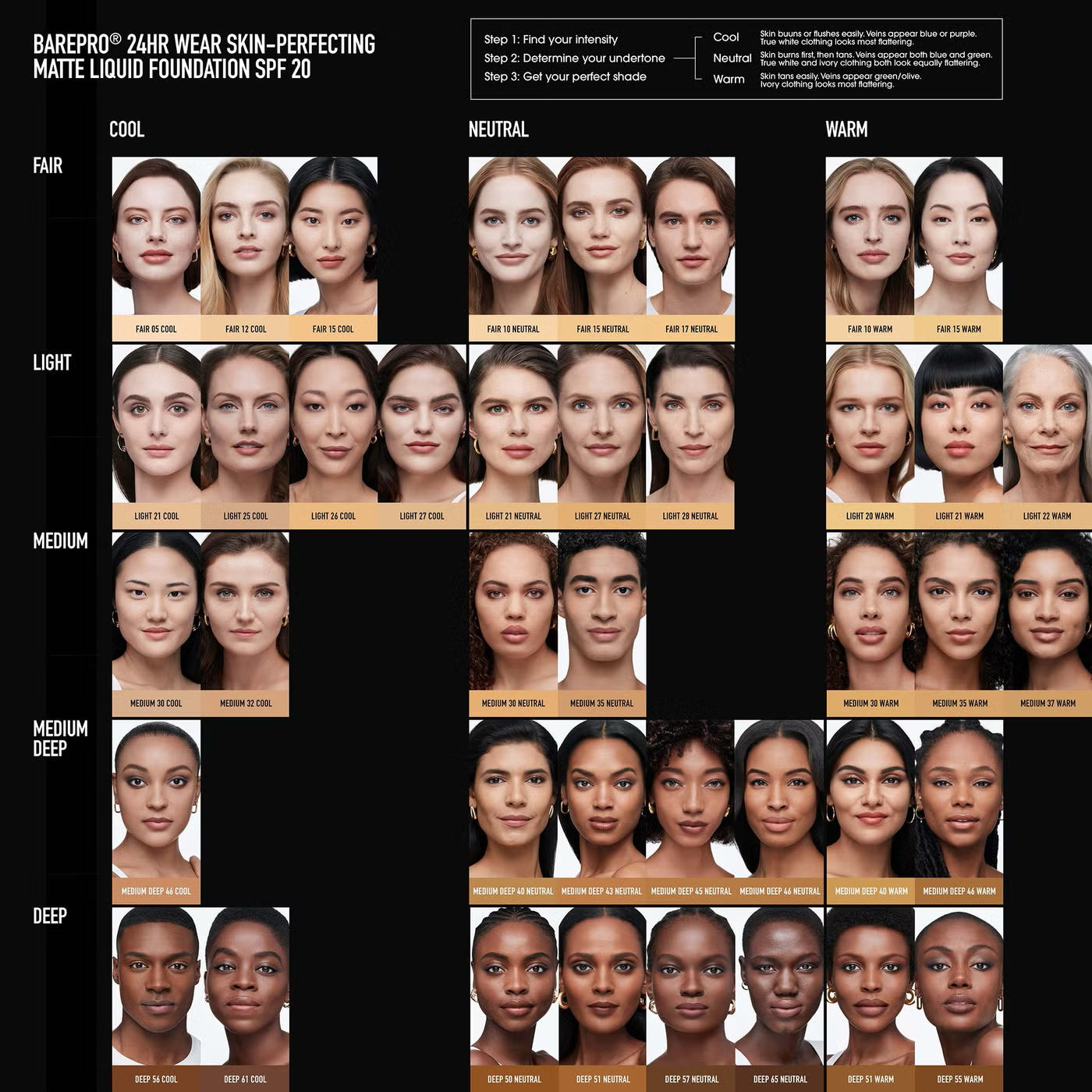 bareMinerals Barepro 24Hr Matte Comfort Liquid Foundation Mineral Spf20 30ml (various shades)