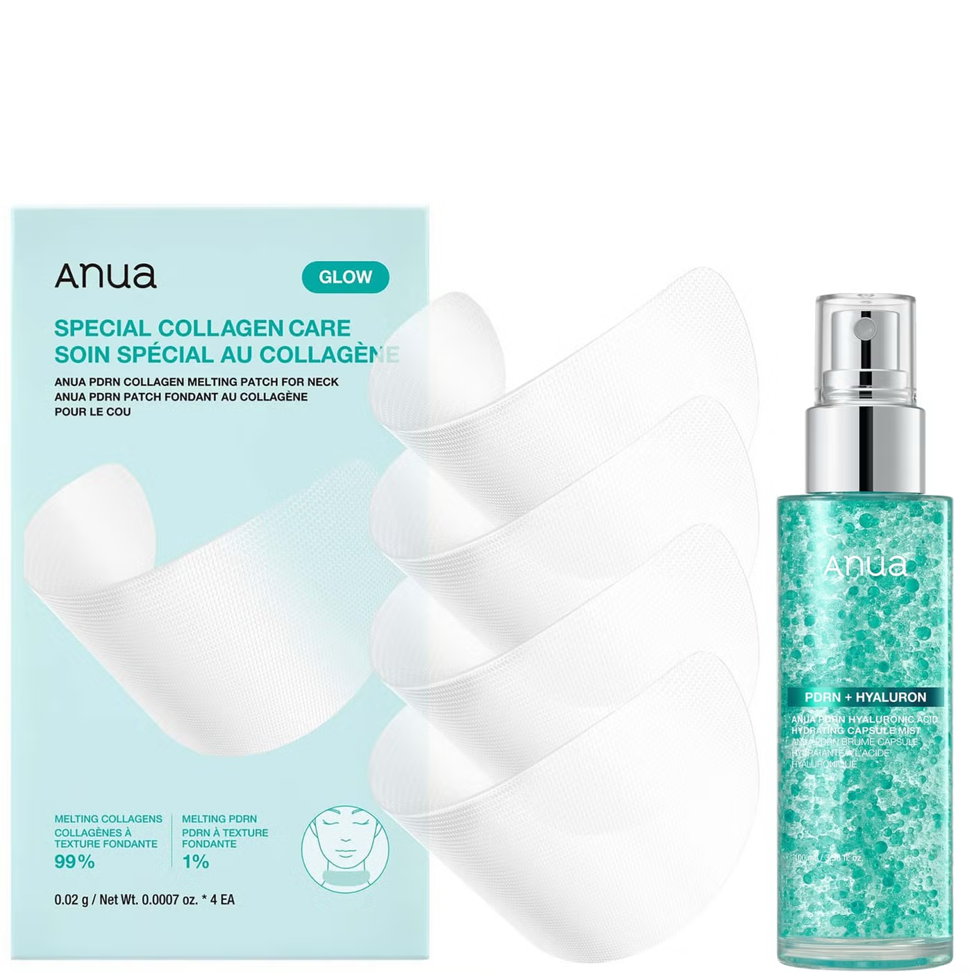 Anua PDRN Mist & Melting Patches for Neck Bundle