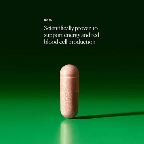 The Nue Co. Iron Supplement To Reduce Tiredness (30 Capsules)