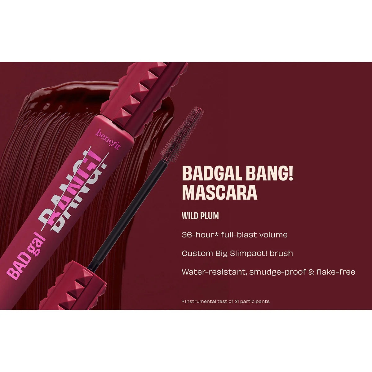 BADgal BANG! Volumising Mascara Wild Plum 8.5g