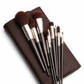 Brush Set In Chocolate Case