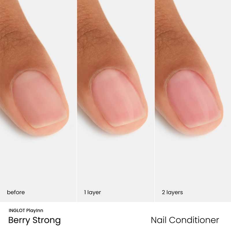 Playinn Berry Strong Nail Conditioner by Inglot