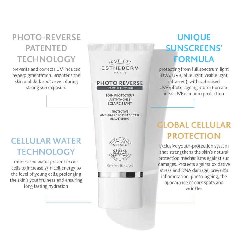 Photo Reverse Brightening Protective Anti-Dark Spots Face Care SPF 50+ by Institut Esthederm