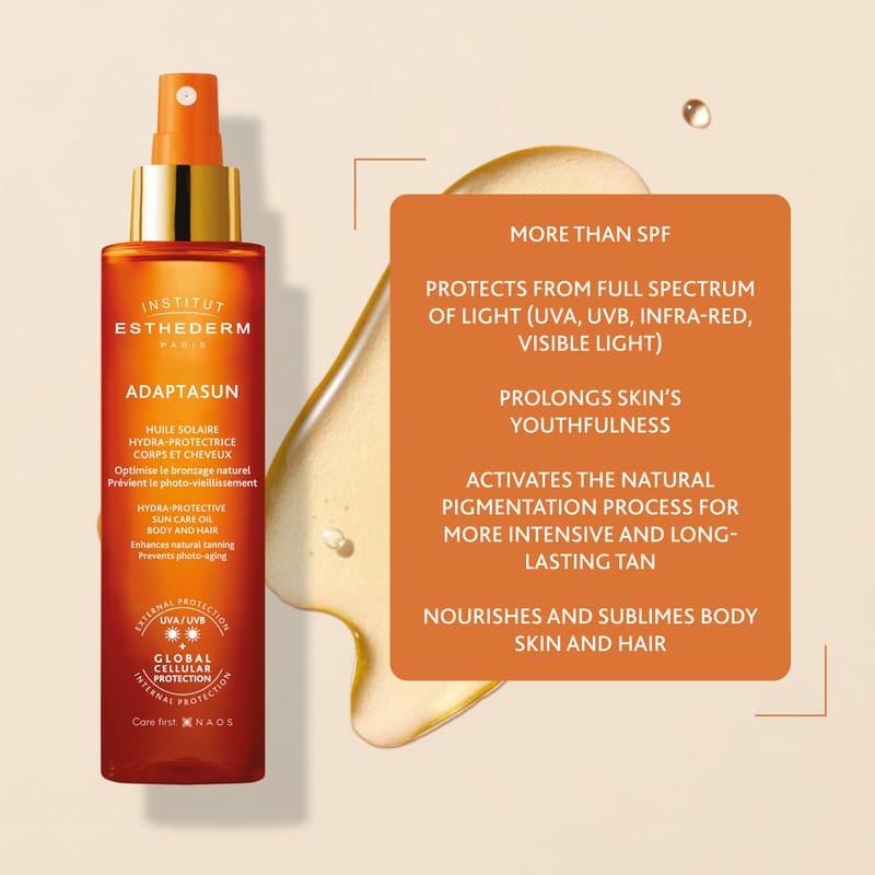 Protective Sun Care Oil For Body And Hair Strong Sun by Institut Esthederm