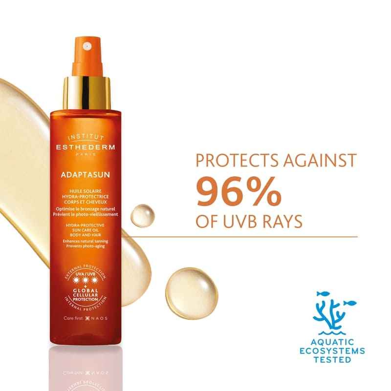 Protective Sun Care Oil For Body And Hair Strong Sun by Institut Esthederm