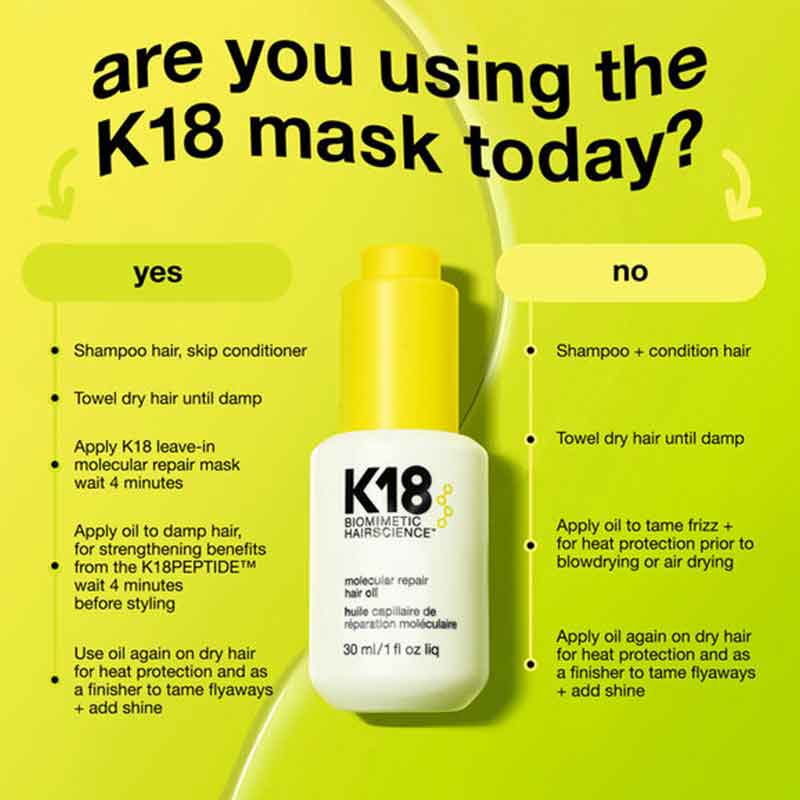 Molecular Repair Hair Oil by K18