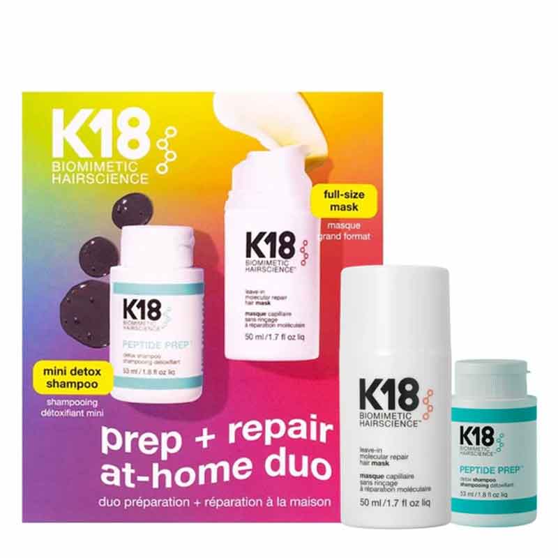 Prep + Repair At Home Duo by K18
