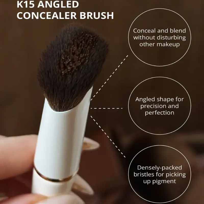 K15 Angled Concealer Brush by KASH Beauty