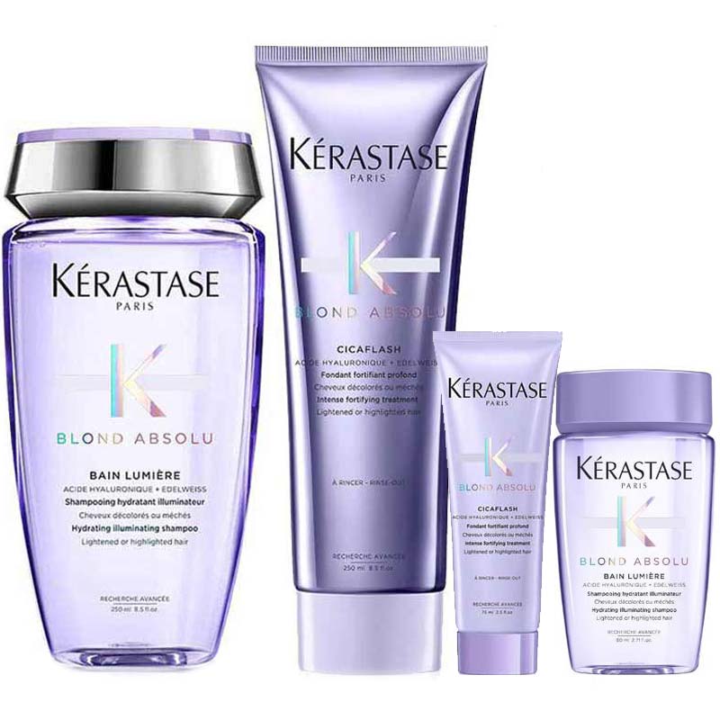 Blond Absolu Duo Plus Travel Shampoo & Cicaflash by Kérastase