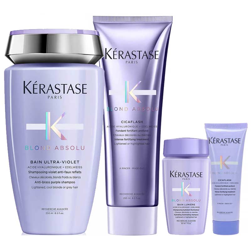 Blond Absolu Purple Shampoo & Cicaflash Duo by Kérastase