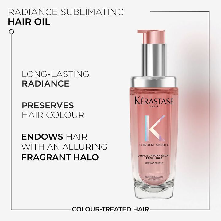 L'Huile Chroma Éclat Hair Oil For Coloured Hair Refillable by Kérastase