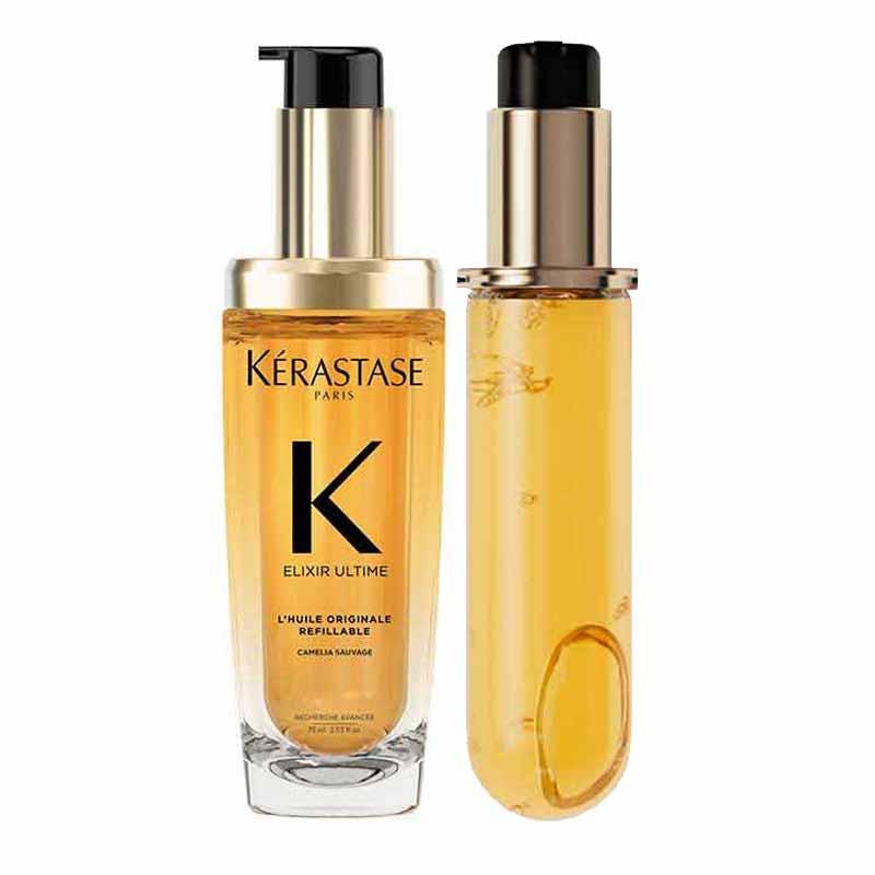 Elixir Ultime Huile Originale Hair Oil With 75ml Refill For Dull Hair by Kérastase