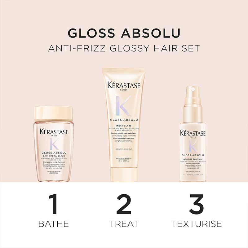 Gloss Absolu Anti-Frizz Glossy Hair Gift Set by Kérastase