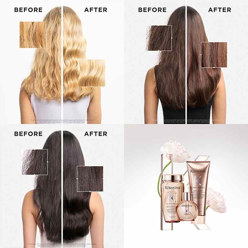 Gloss Absolu Anti-Frizz Glossy Hair Gift Set by Kérastase
