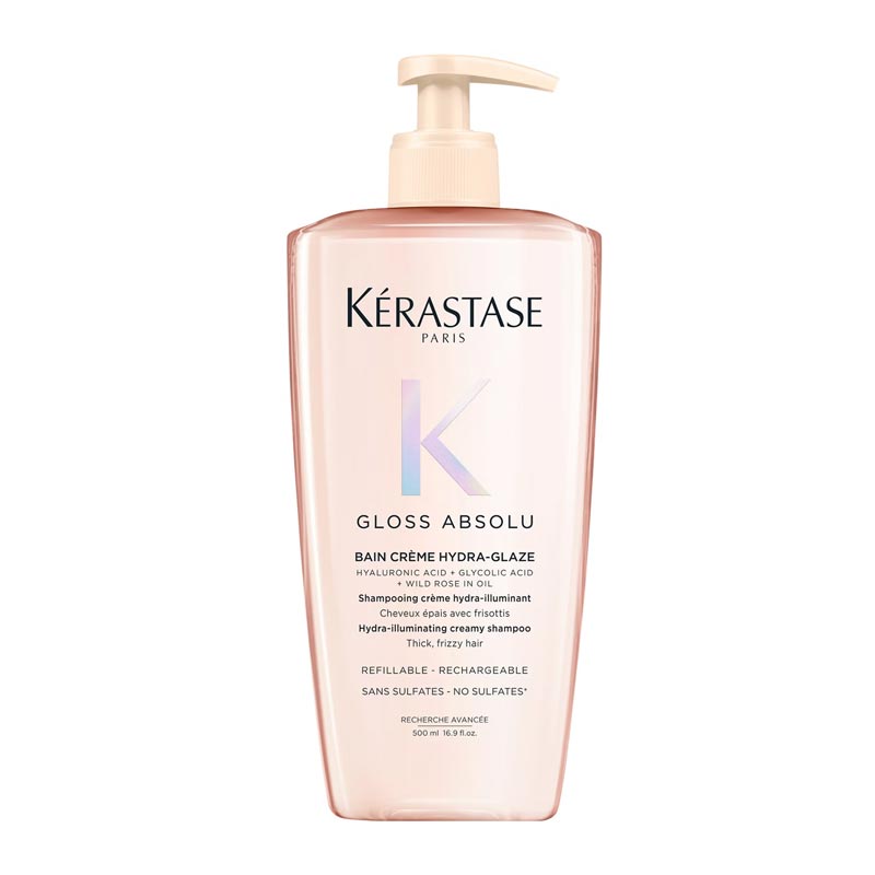 Gloss Absolu Bain Créme Hydra-Glaze Shampoo For Thick Frizzy Hair by Kérastase