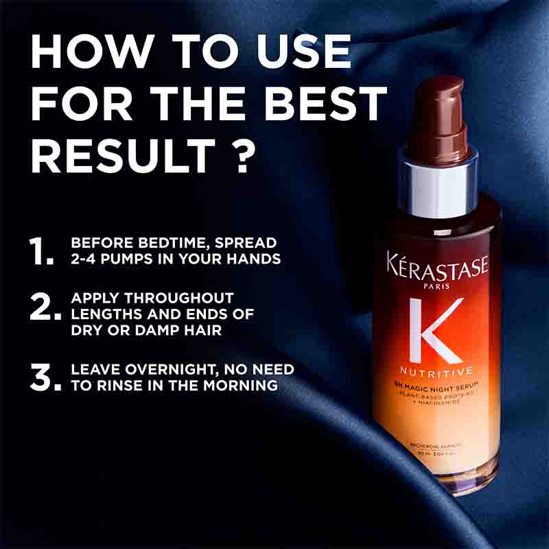8H Magic Night Overnight Hair Serum for Dry Hair by Kérastase