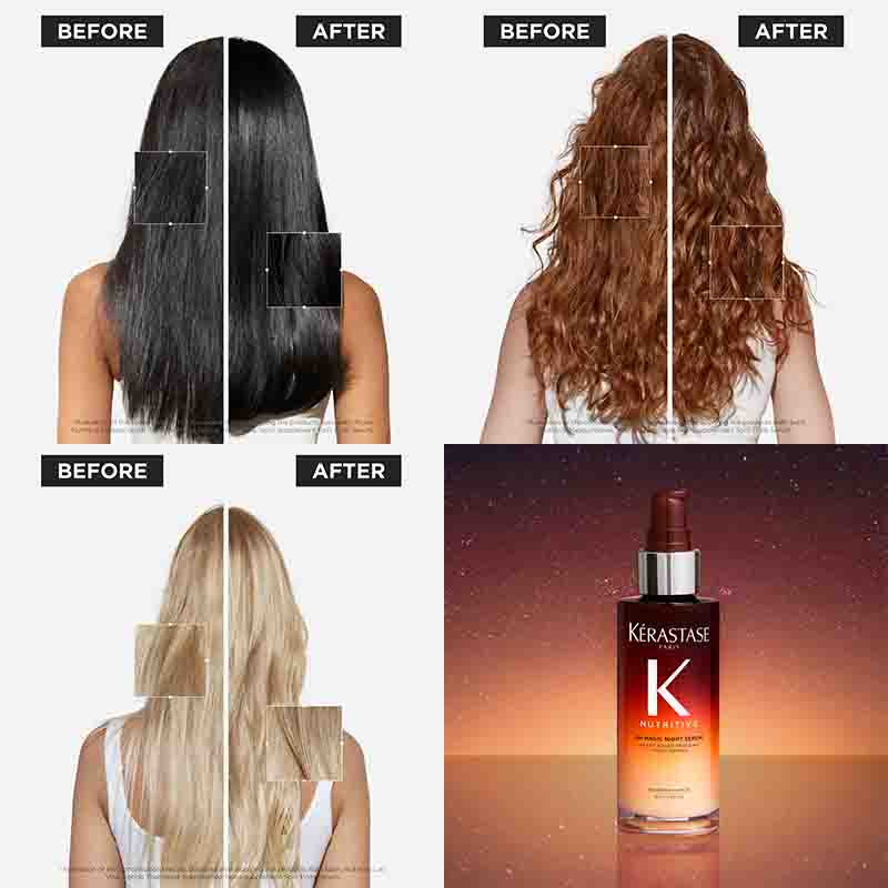 8H Magic Night Overnight Hair Serum for Dry Hair by Kérastase