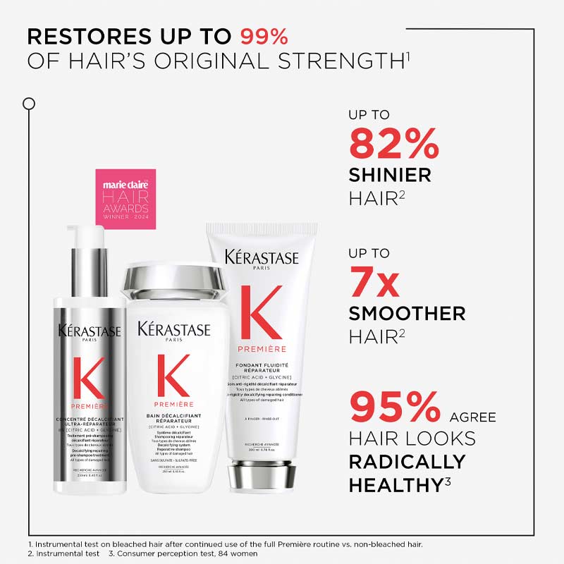 Première Decalcifying Repairing Shampoo, Conditioner + Pre-Shampoo Treatment 15ml by Kérastase