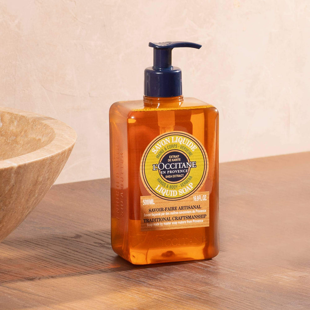 Shea Verbena Hands & Body Liquid Soap by L'OCCITANE