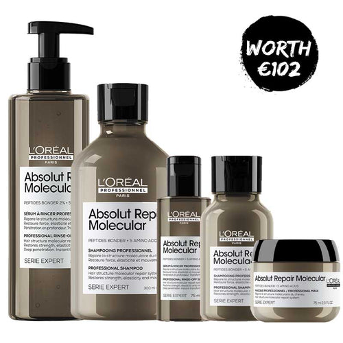 Absolut Repair Molecular Home And Away Bundle by L'Oréal Professionnel
