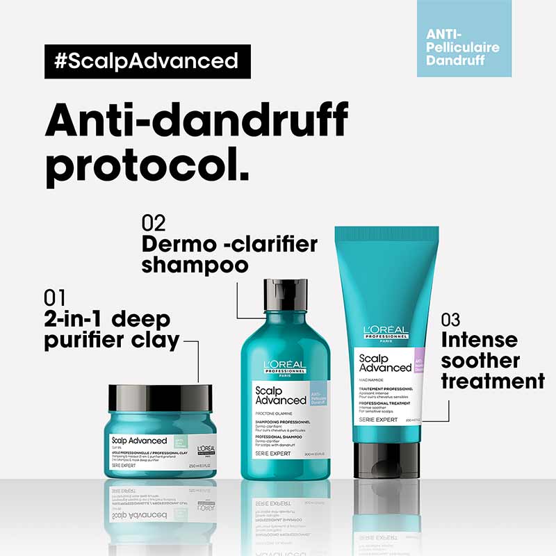Scalp Advanced Anti-Oiliness 2-in-1 Deep Purifier Clay Hair Mask by L'Oréal Professionnel