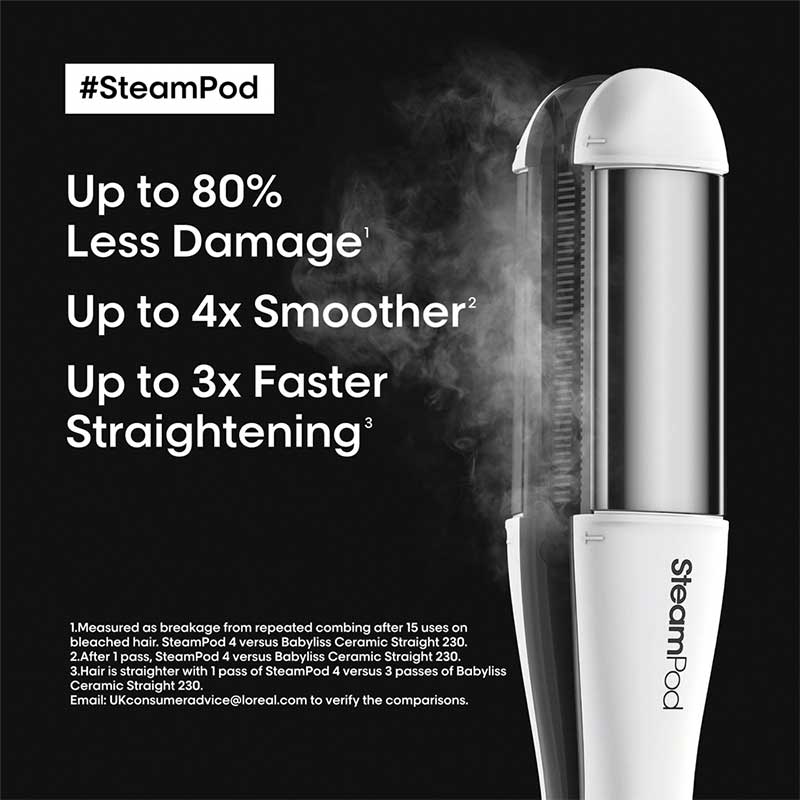 SteamPod 4.0 Hair Styler With 4 Free Minis by L'Oréal Professionnel