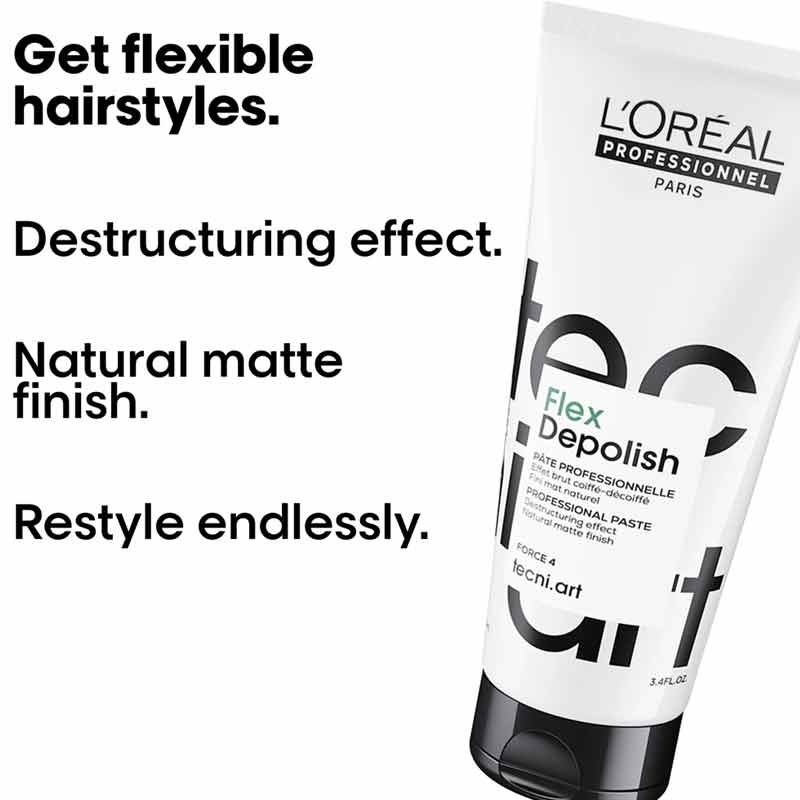Tecni.ART Flex Depolish Texturising Hair Styling Paste by L'Oréal Professionnel