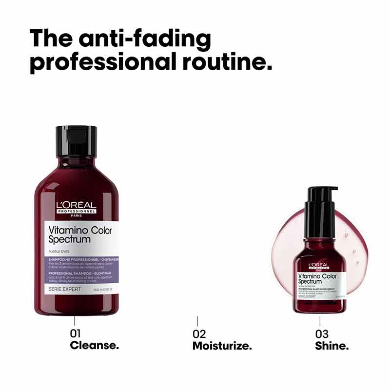 Vitamino Color Spectrum Purple Tinted Shampoo for Blonde Coloured Hair by L'Oréal Professionnel