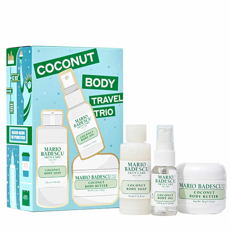 Coconut Body Travel Trio Gift Set by Mario Badescu