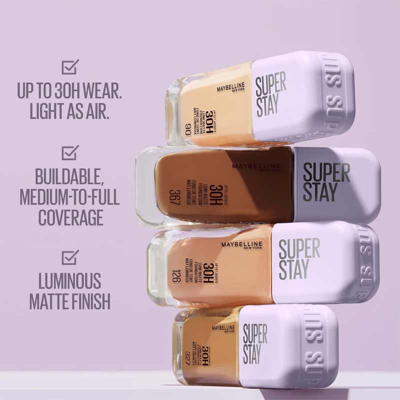 Super Stay 30H Lumi-Matte Foundation by Maybelline