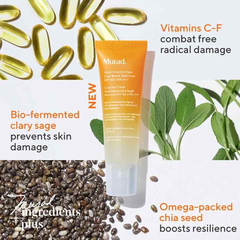 Multi-Vitamin Clear Coat Broad Spectrum SPF 50 50ml by Murad
