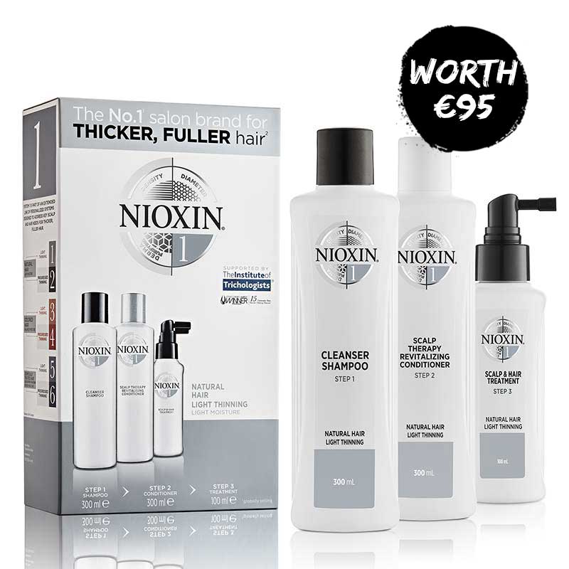 System 1 Three Part Loyalty Kit For Light Thinning by Nioxin