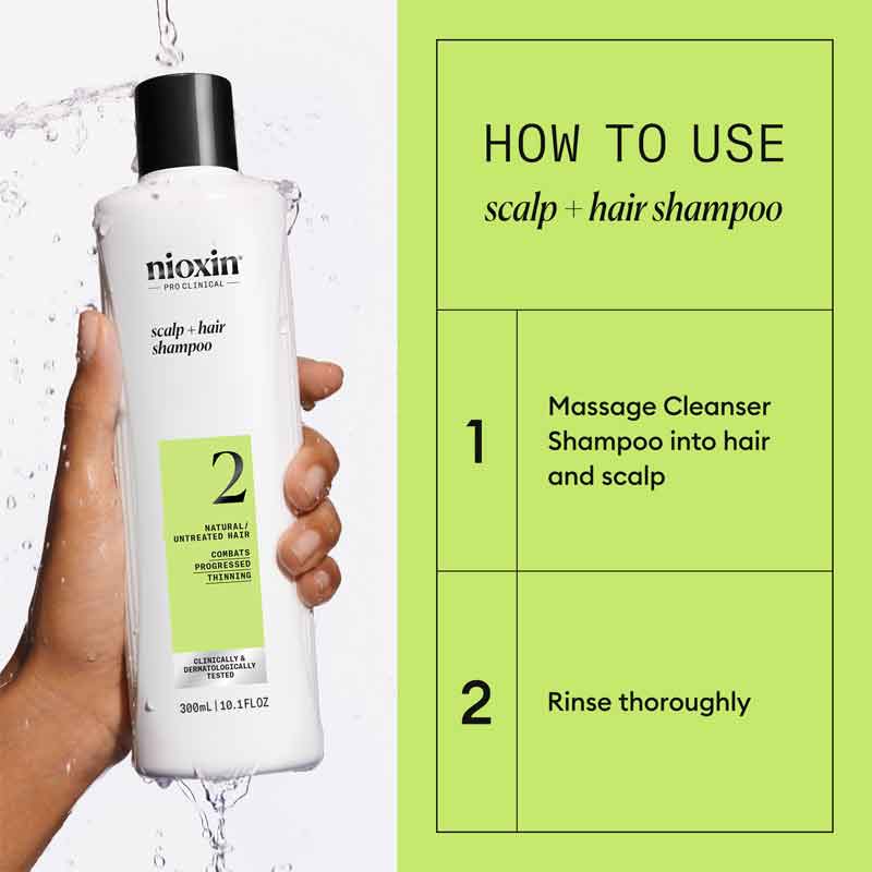 System 2 Cleanser Shampoo For Damaged Hair by Nioxin