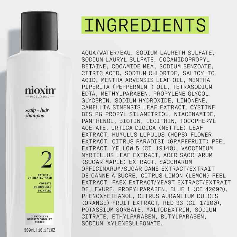 System 2 Cleanser Shampoo For Damaged Hair by Nioxin