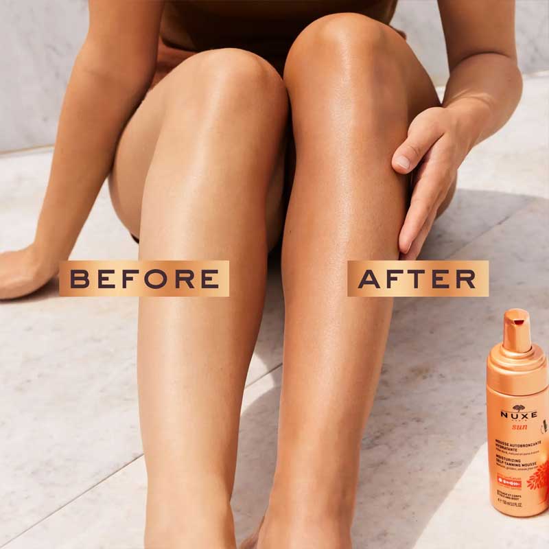 Moisturizing Self-Tanning Mousse SPF 50 by NUXE