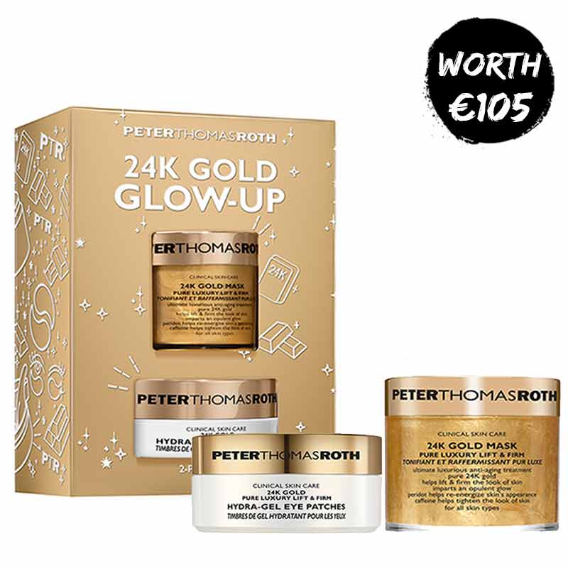 24K Gold Glow-Up 2-Piece Gift Set by Peter Thomas Roth