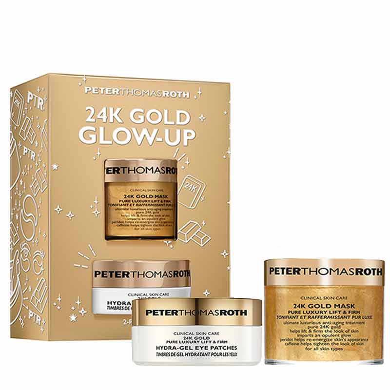 24K Gold Glow-Up 2-Piece Gift Set by Peter Thomas Roth