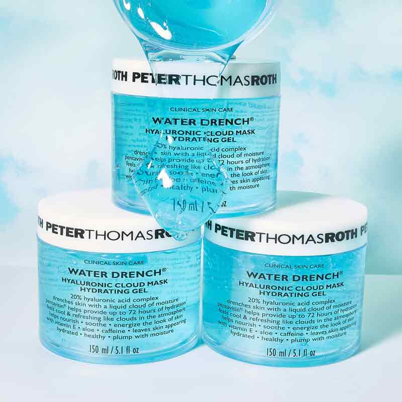 Water Drench Hyaluronic Cloud Mask Hydrating Gel by Peter Thomas Roth