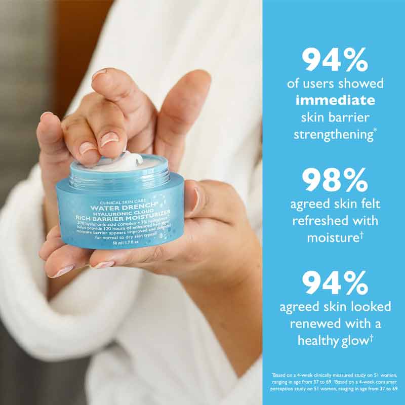Water Drench Hyaluronic Cloud Rich Barrier Moisturiser by Peter Thomas Roth