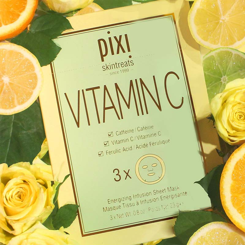 Brightening & Firming Vitamin-C Sheet Face Mask by PIXI