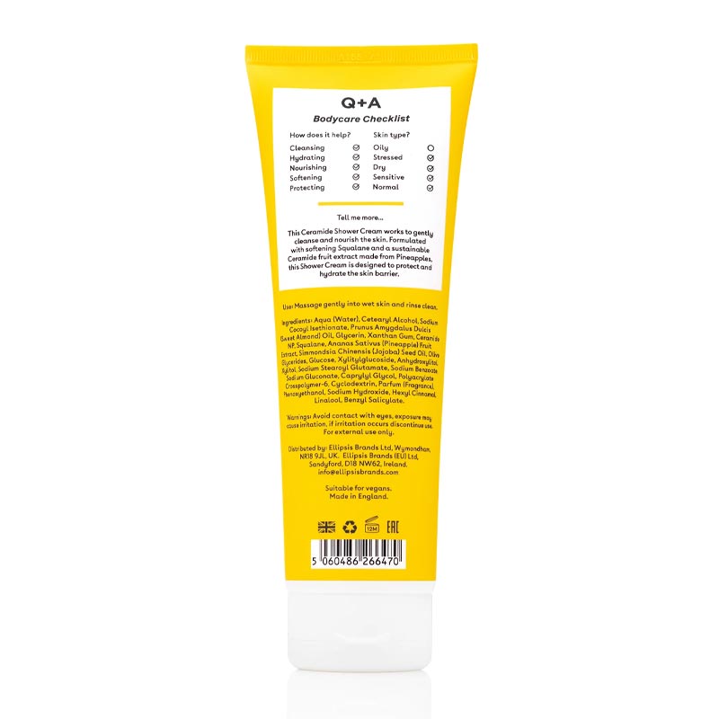 Ceramide Shower Cream by Q+A