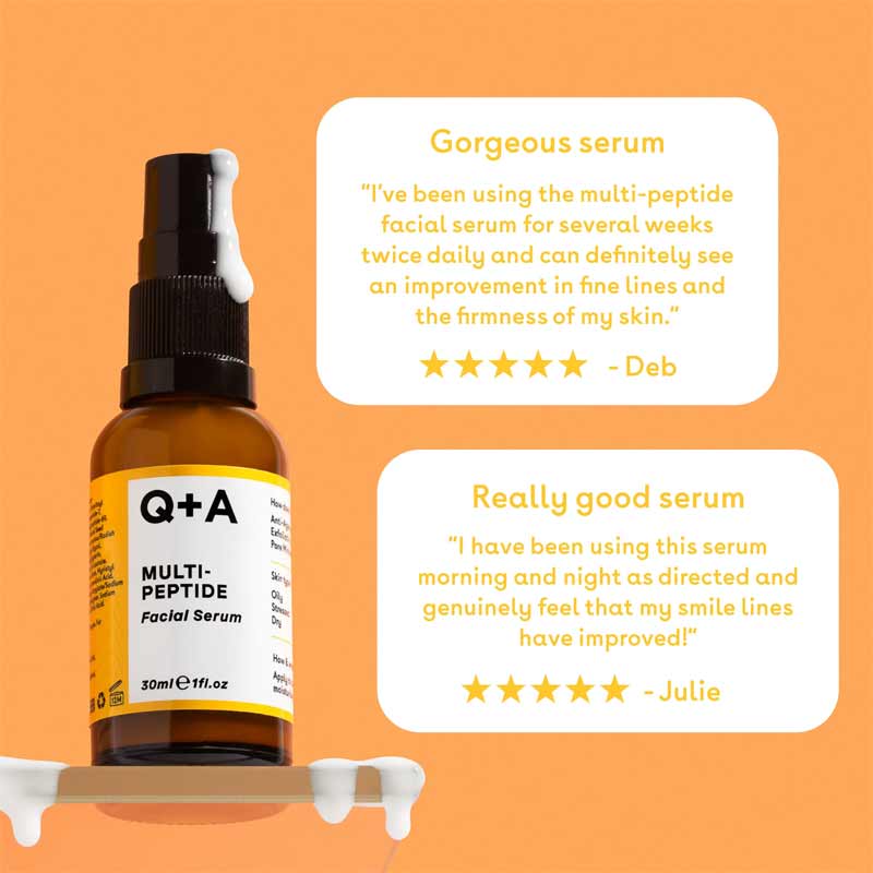 Q+A Multi-Peptide Facial Serum