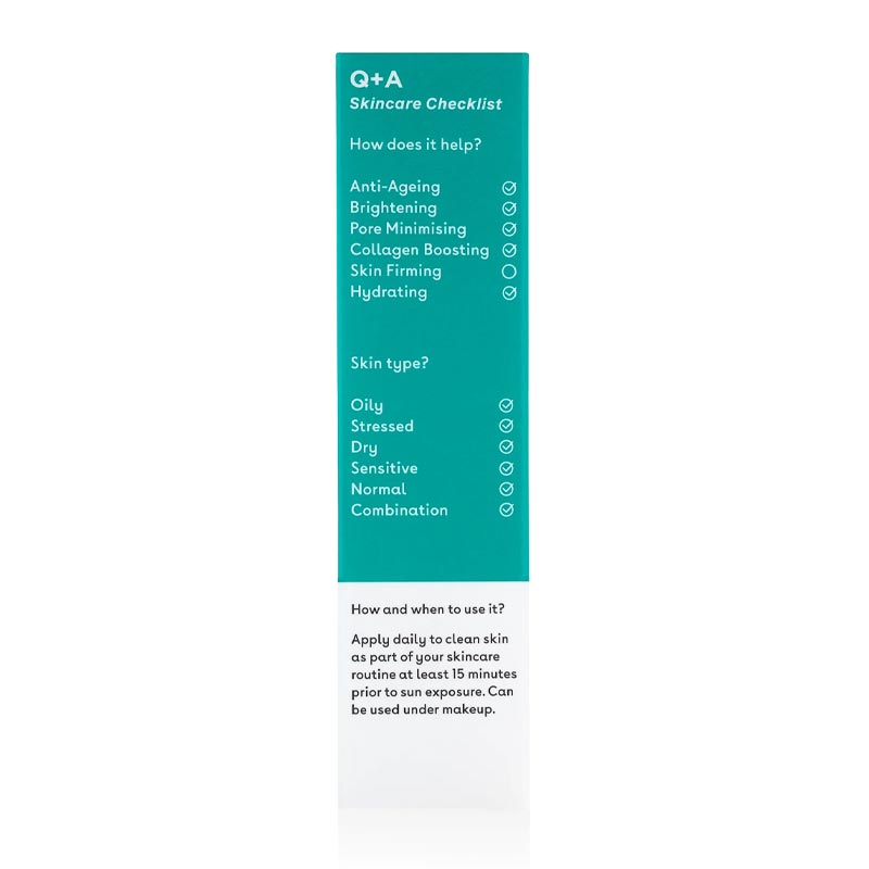 Niacinamide Balancing Face Sunscreen SPF 50 by Q+A